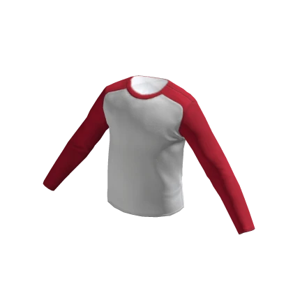 Pratinjau Baseball Long Sleeve - Red